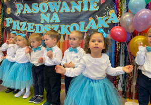 Pasowanie na Przedszkolaka w grupie IX