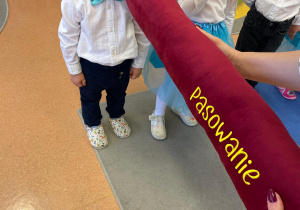 Pasowanie na Przedszkolaka w grupie IX