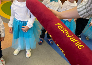 Pasowanie na Przedszkolaka w grupie IX