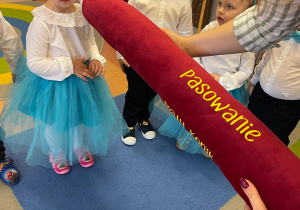 Pasowanie na Przedszkolaka w grupie IX