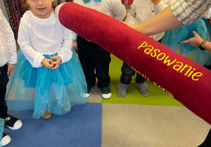 Pasowanie na Przedszkolaka w grupie IX