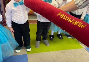 Pasowanie na Przedszkolaka w grupie IX