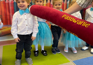 Pasowanie na Przedszkolaka w grupie IX