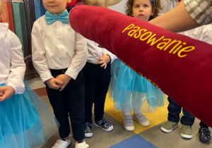 Pasowanie na Przedszkolaka w grupie IX