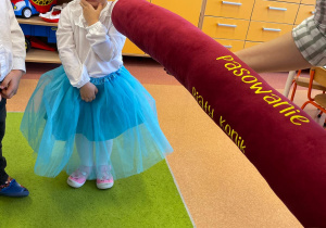 Pasowanie na Przedszkolaka w grupie IX