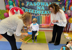 Pasowanie na Przedszkolaka w grupie IX