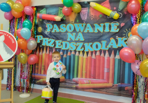 Pasowanie na Przedszkolaka w grupie IX