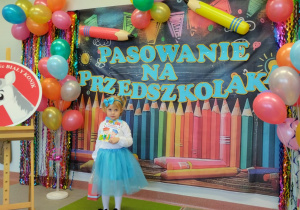 Pasowanie na Przedszkolaka w grupie IX