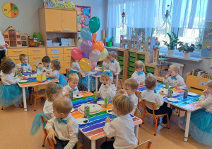 Pasowanie na Przedszkolaka w grupie IX