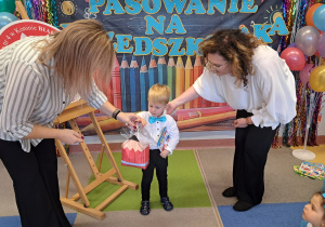 Pasowanie na Przedszkolaka w grupie IX