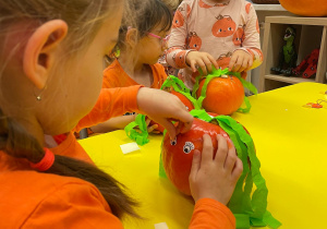 Dzień Dyni - zajęcia koleżeńskie w gr. XI i XII