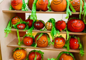 Dzień Dyni - zajęcia koleżeńskie w gr. XI i XII