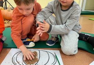 Dzień Dyni - zajęcia koleżeńskie w gr. XI i XII