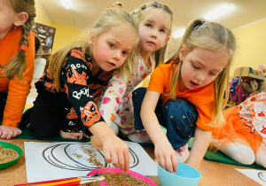 Dzień Dyni - zajęcia koleżeńskie w gr. XI i XII