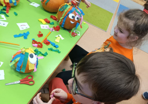 Dzień Dyni - zajęcia koleżeńskie w gr. XI i XII