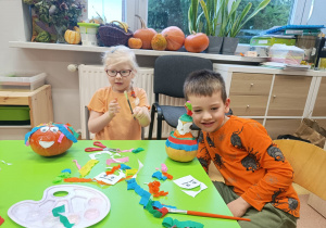 Dzień Dyni - zajęcia koleżeńskie w gr. XI i XII