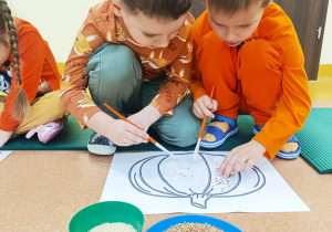 Dzień Dyni - zajęcia koleżeńskie w gr. XI i XII