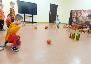 Dzień Dyni - zajęcia koleżeńskie w gr. XI i XII