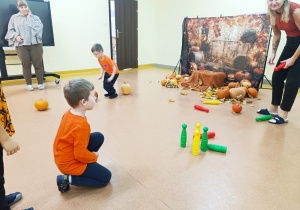 Dzień Dyni - zajęcia koleżeńskie w gr. XI i XII