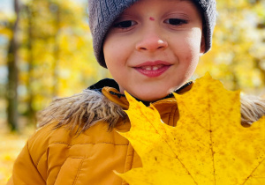 Jesień + przedszkolaki = sesja fotograficzna w gr. XI :)