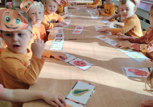 Zajęcia koleżeńskie "Na dyniowej grządce" w grupie II i VII