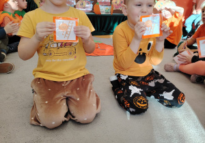 Zajęcia koleżeńskie "Na dyniowej grządce" w grupie II i VII