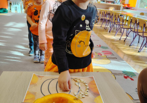 Zajęcia koleżeńskie "Na dyniowej grządce" w grupie II i VII