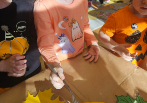 Zajęcia koleżeńskie "Na dyniowej grządce" w grupie II i VII