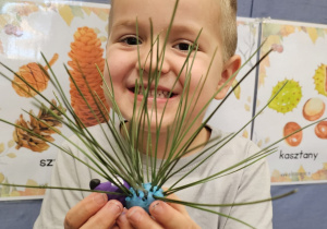 Projekt „Sensoryczna jesień” w grupie I maluszków