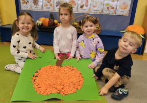 Projekt „Sensoryczna jesień” w grupie I maluszków