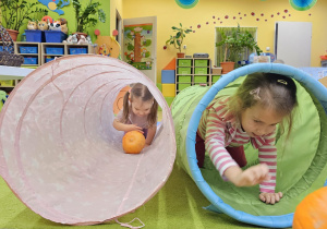 Projekt „Sensoryczna jesień” w grupie I maluszków