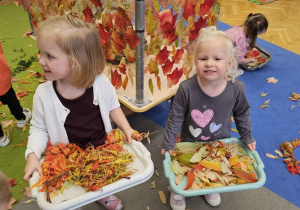 Projekt „Sensoryczna jesień” w grupie I maluszków
