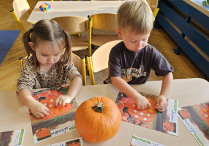 Projekt „Sensoryczna jesień” w grupie I maluszków