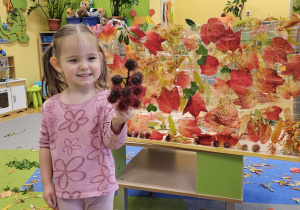 Projekt „Sensoryczna jesień” w grupie I maluszków