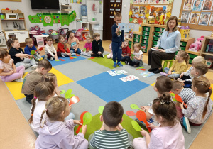 „Jesteśmy bezpieczni i szczęśliwi w domu i w przedszkolu” – zajęcia w grupie XII