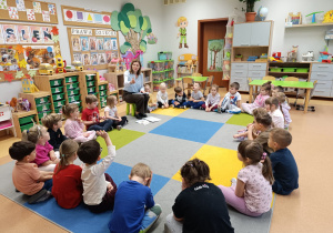 „Jesteśmy bezpieczni i szczęśliwi w domu i w przedszkolu” – zajęcia w grupie XII