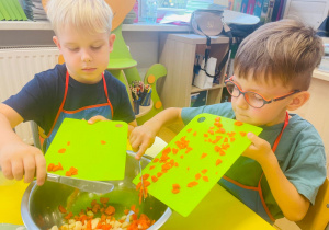 "Smaki jesieni" - projekt edukacyjny w gr. XI