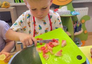 "Smaki jesieni" - projekt edukacyjny w gr. XI