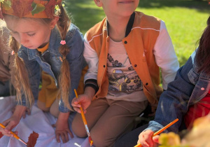 "Jesienna paleta barw"- projekt edukacyjny w grupie VI