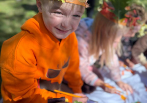 "Jesienna paleta barw"- projekt edukacyjny w grupie VI