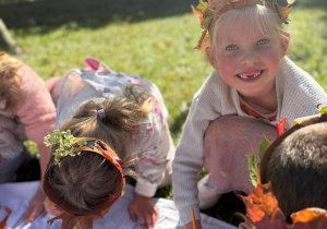 "Jesienna paleta barw"- projekt edukacyjny w grupie VI