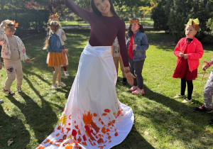 "Jesienna paleta barw"- projekt edukacyjny w grupie VI