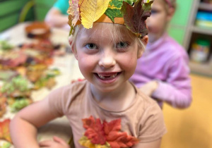 "Jesienna paleta barw"- projekt edukacyjny w grupie VI