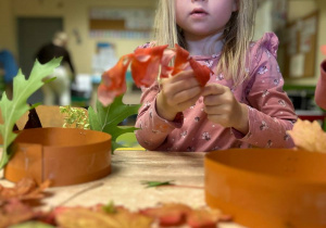 "Jesienna paleta barw"- projekt edukacyjny w grupie VI