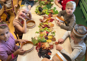 "Jesienna paleta barw"- projekt edukacyjny w grupie VI