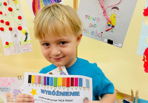 MOJE PRAWA - konkurs plastyczny w gr. XI i XII