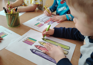 Dzień kredki w grupie II