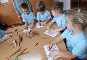 "Dzieci swoje prawa mają..."- wizyta przedszkolaków z gr. XII w Miejskiej Bibliotece Publicznej w Koninie - Filia "Medyczna"
