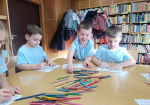 "Dzieci swoje prawa mają..."- wizyta przedszkolaków z gr. XII w Miejskiej Bibliotece Publicznej w Koninie - Filia "Medyczna"