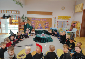 Andrzejkowe czary-mary w grupie II